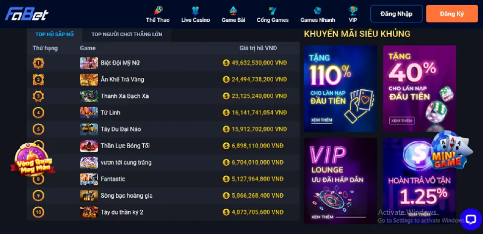 Khuyến mãi chào mừng thành viên mới tại g666 casino